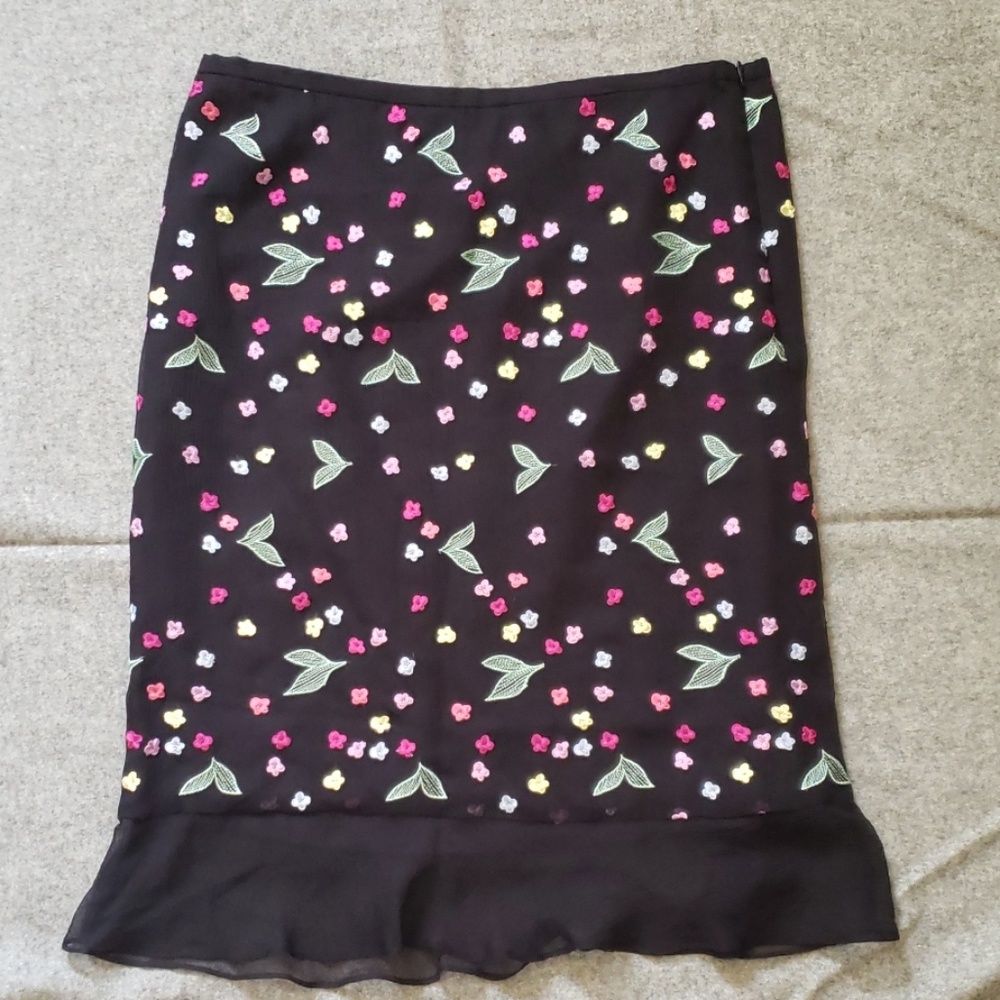 Floral embroidered Tocca skirt